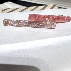 ✨💖 Summer & Rose Blush Hair Clip Duo – Effortless Chic, Perfectly Polished 💖✨